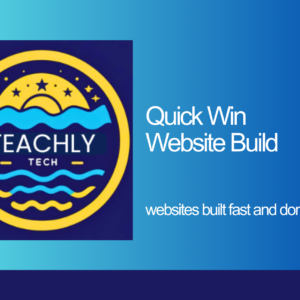 website build: quick win