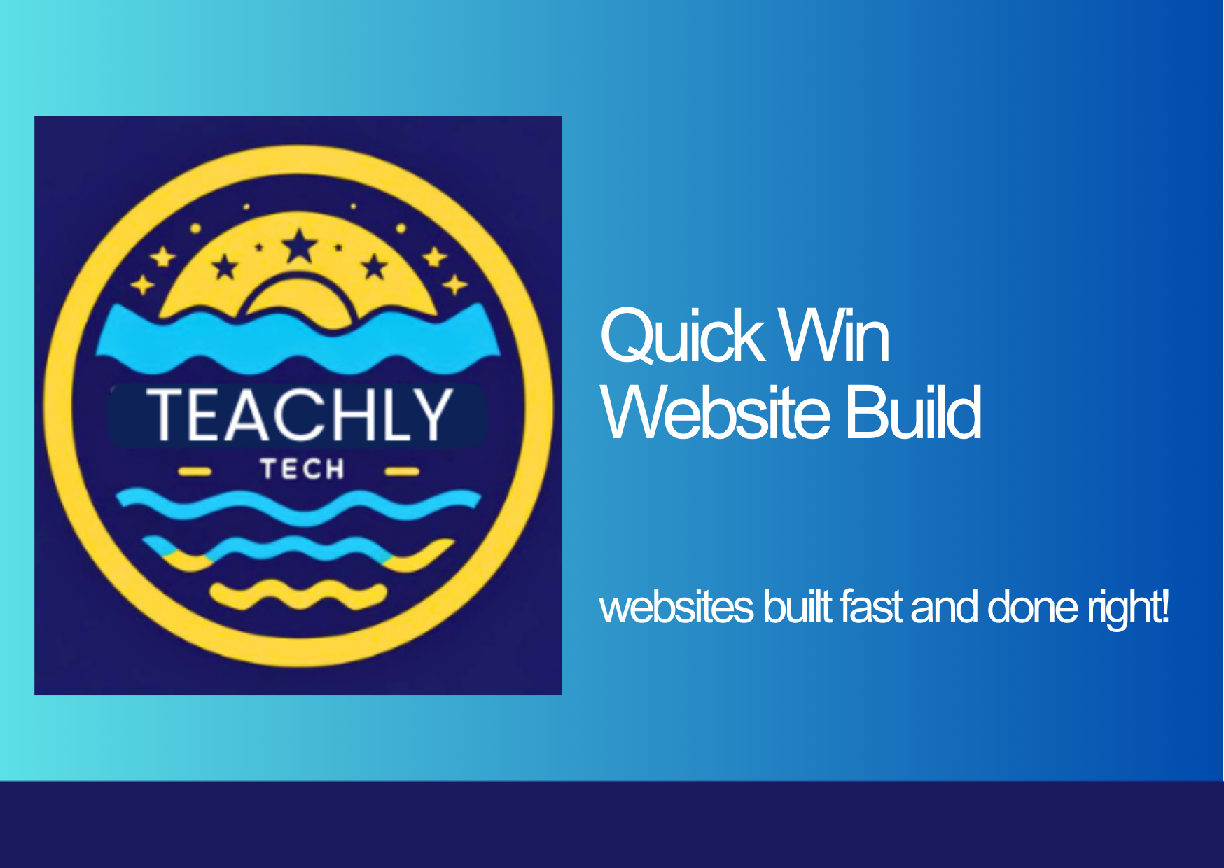 website build: quick win website build: quick win